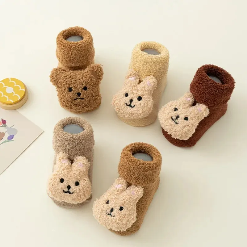 Осенне-зимняя модная простая и – обзор и цена Unisex Baby Socks Non Slip